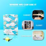 Pack of 2 | Tri Cone CamphoAir Freshner for Car | Mosquito Repellent | Wardrobe, Bathrooms, cabins