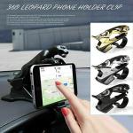 Jaguar Shape Car Phone Holder | Leopard Design | 360 Degree Adjustable Clip Stand | Black Colour | 1 Pc
