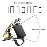 Jaguar Shape Car Phone Holder | Leopard Design | 360 Degree Adjustable Clip Stand | Black Colour | 1 Pc
