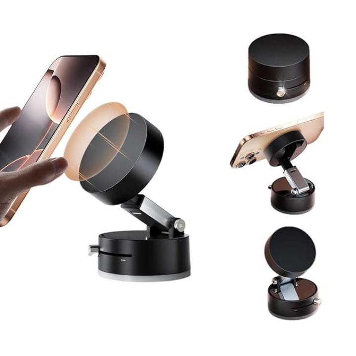 Magnetic Phone Holder for Car, Compatible with MagSafe Car Mount, Windshield Magnetic Car Mount for Android, iPhone and magsafe case phones(White)